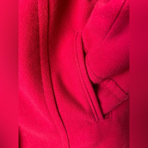 Liz Claiborne Women’s Red Pea Coat - Picture 5 of 8